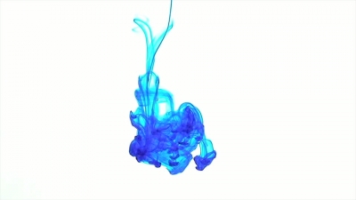 Blue Ink in Water